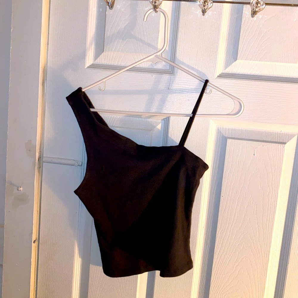 Free People We The Free Asymmetrical Tank Top Ribbed NWT